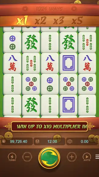Mahjong Ways at spin 484, balance $99,726.40 - slightly below starting line